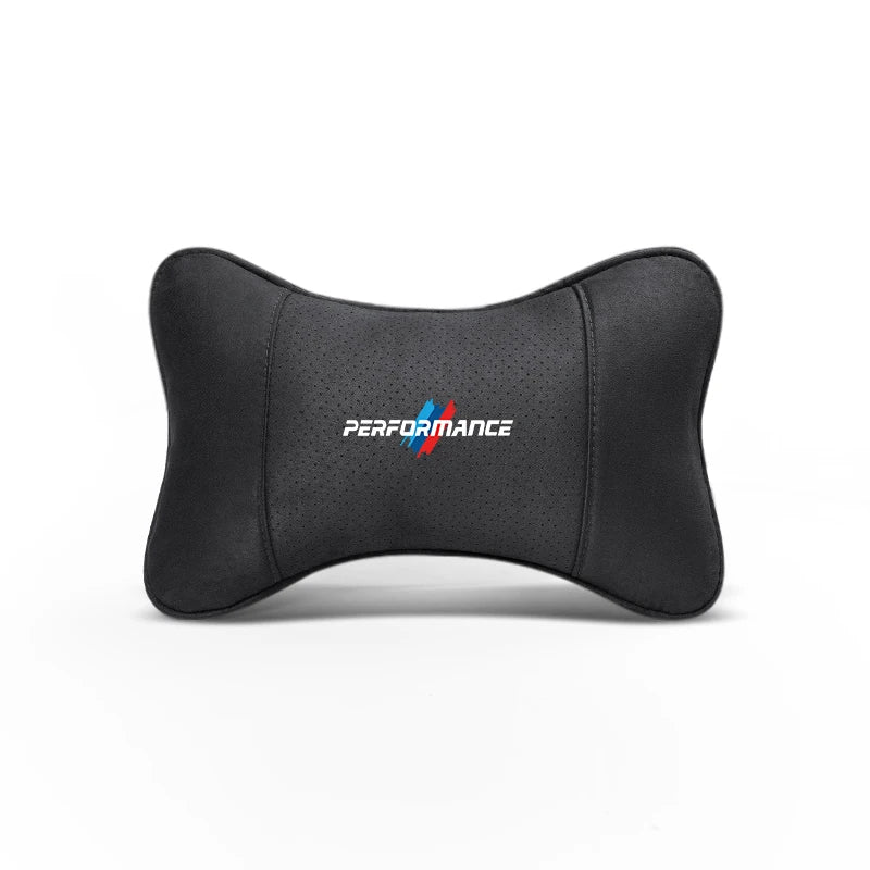 Soft Suede Neck Pillow Comfort Car Headrest Interior Decor Accessories